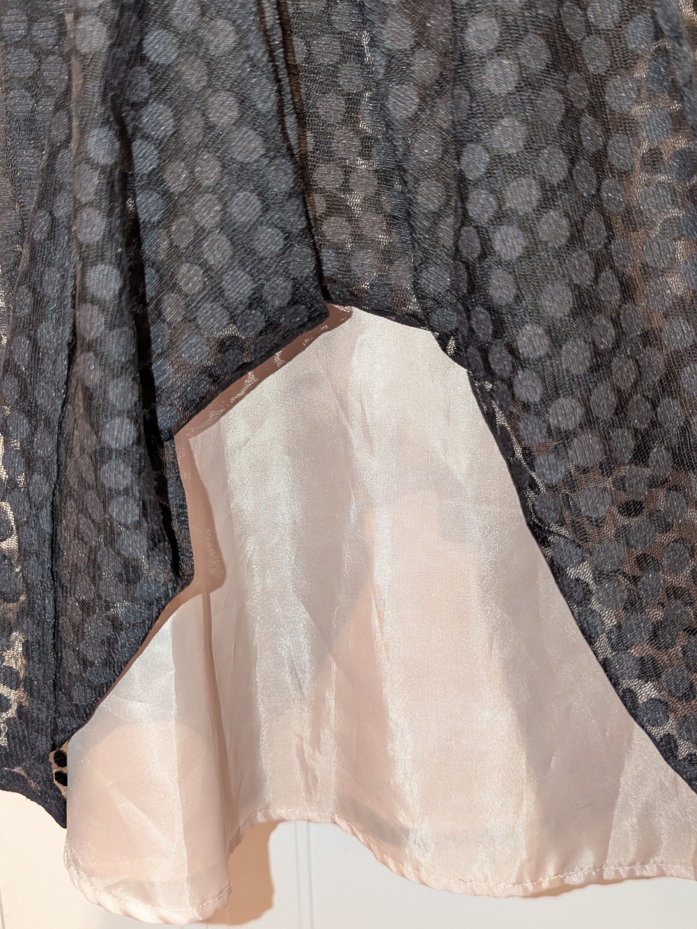 Jessica Howard Black and Cream Polka Dot Midi Dress - Picture 5 of 5